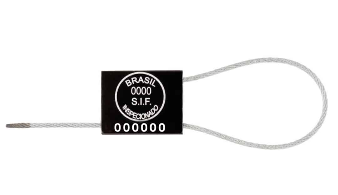 Lacres com Carimbo de Inspeção do S.I.F