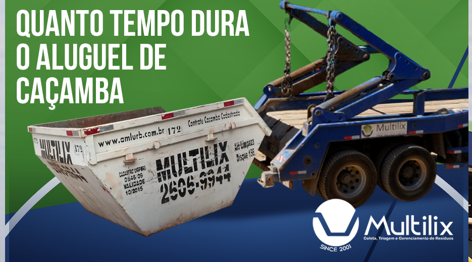 Home 83 QUANTO TEMPO dura aluguel de cacamba