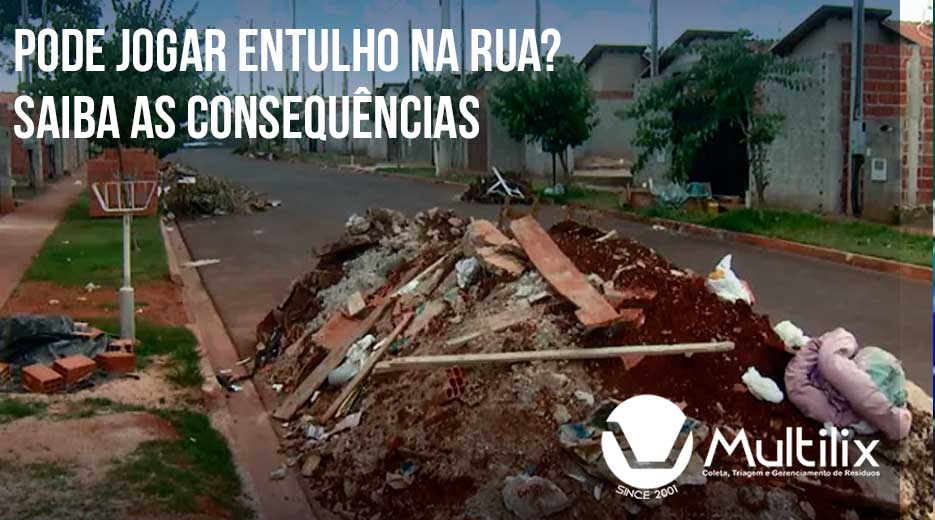 Home 82 jogar entulho na rua